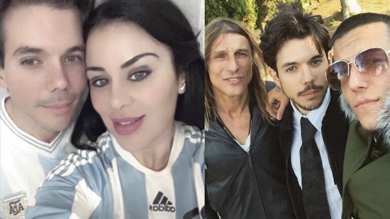 Axel Caniggia, el hijo de Claudio Caniggia y Mariana Nannis, celebró el triunfo de Argentina