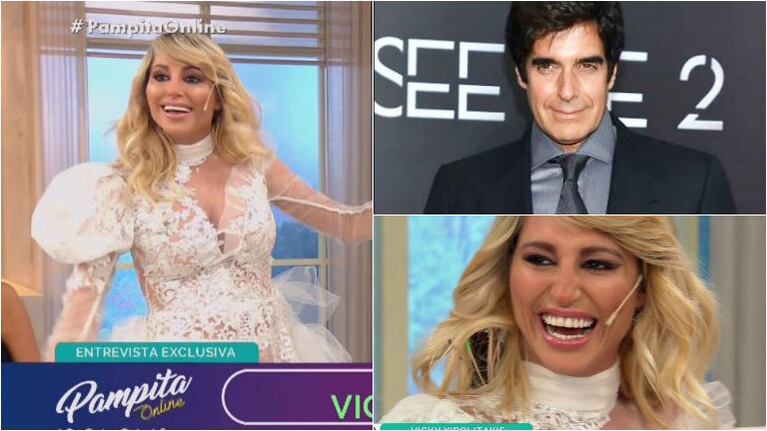 Vicky Xipolitakis contó cómo fue su encuentro con David Copperfield: "Su último truco era pasar al camarín"