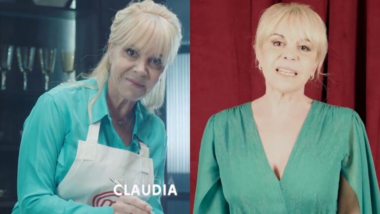 La presentación de Claudia Villafañe para MasterChef Celebrity: "Sé hacer lo que hace cualquier mujer en su casa para agasajar a su familia"