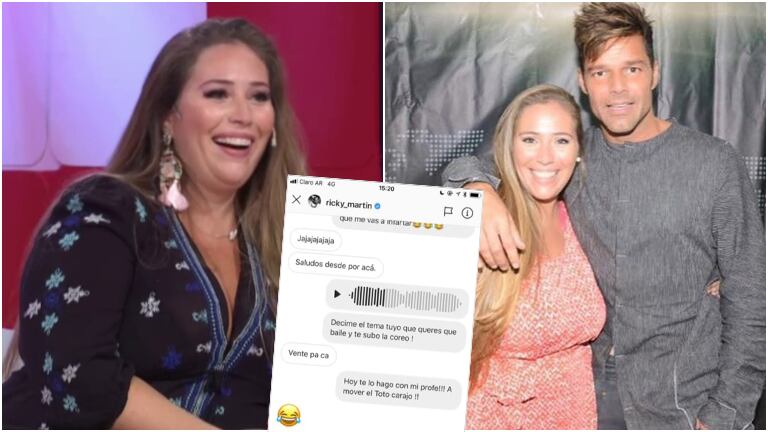 Mar Tarrés mostró sus chats con Ricky Martin: "¡Me morí!"