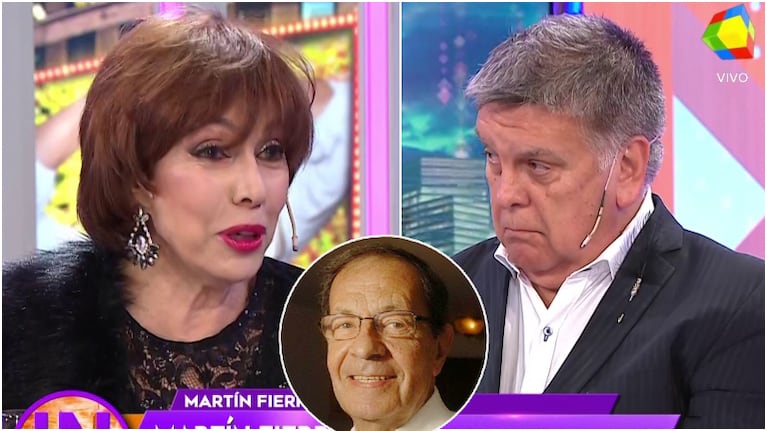 Nora Cárpena y Luis Ventura, cara a cara tras el olvido de Guillermo Bredeston en los Martín Fierro