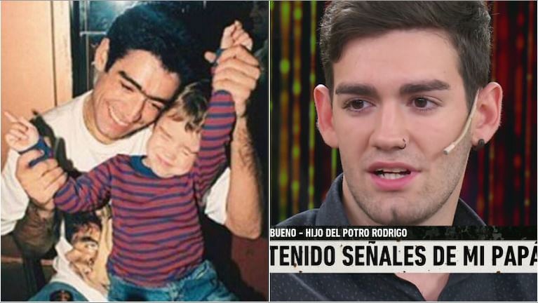 Ramiro Bueno y el "mensaje de otro mundo" que recibió de su papá, Rodrigo: "Yo pensé ‘viejo, estás acá’"