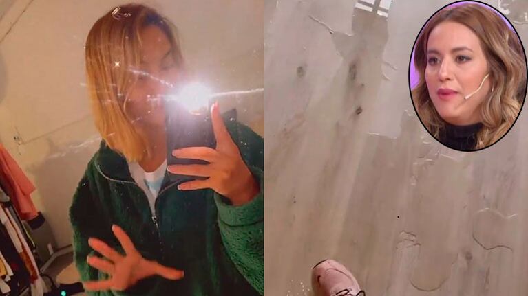 Flor Vigna mostró cómo quedó su casa tras una rotura de caño: “Está inundado, ¡Inundado!”