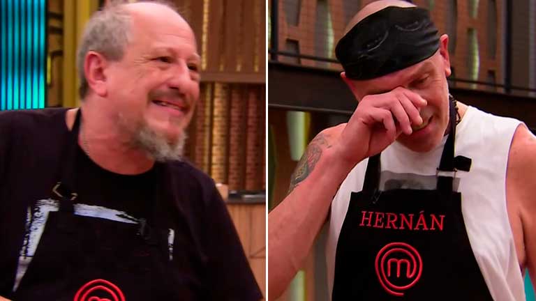 El Loco Montenegro se quebró en MasterChef Celebrity por las palabras de Daniel Aráoz