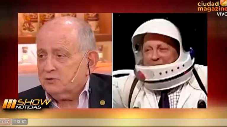 Chiche Gelblung quiere ir a la luna: “La NASA abrió un registro y yo me anoté”