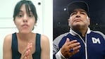 El duro video de la supuesta sexta hija de Diego Maradona