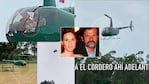 El video del momento en el que el helicóptero del escándalo despega con el chancho