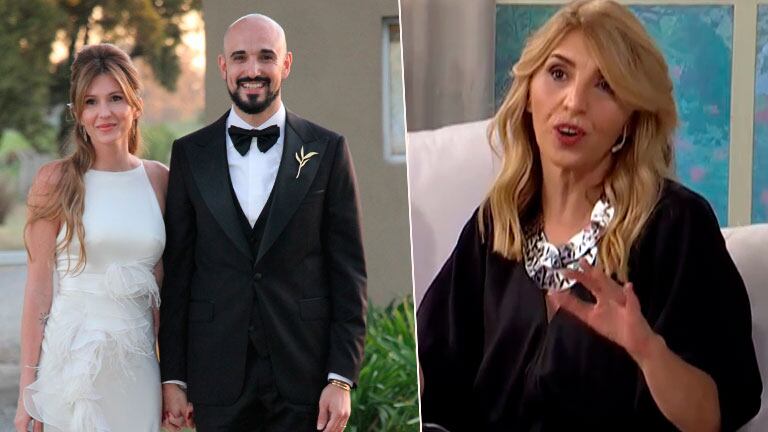 ¡Sin filtro! Karina Iavícoli opinó duro sobre la historia de amor de Abel Pintos y Mora Calabrese