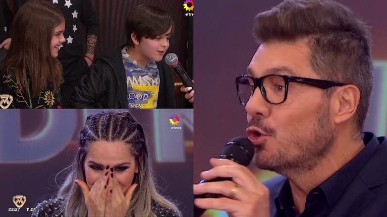 Tinelli y un imperdible ida y vuelta con los hijos de La Chipi y Dady Brieva: "Es bravísimo, que carácter el chico"