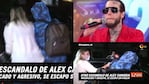 Polémica salida de Alex Caniggia con la cronista de LAM: "No me toques"