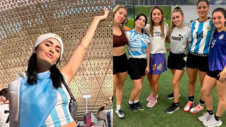 Lali Espósito fue furor en las redes sociales luego de formar parte de futbol mixto en Qatar