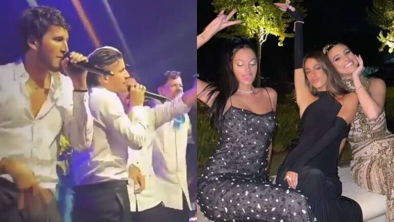 Tini Stoessel y Sebastián Yatra estuvieron en la boda de Ricky Montaner y Stefi Roitman: las imágenes 