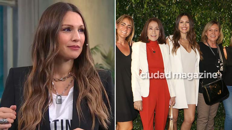 Pampita explicó por qué apareció sin barbijo en las fotos del baby shower