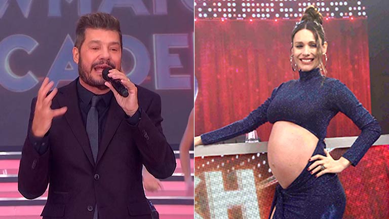 Pampita lució un increíble look embarazada de ocho meses