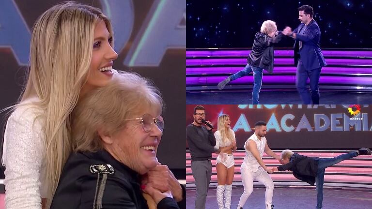 Cande Ruggeri fue a La Academia junto a su abuela que demostró su talento en la pista ¡y quedó confirmada para el certamen!