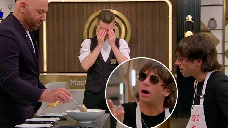 Joaquín Levinton, muy divertido al defender su plato en MasterChef Celebrity