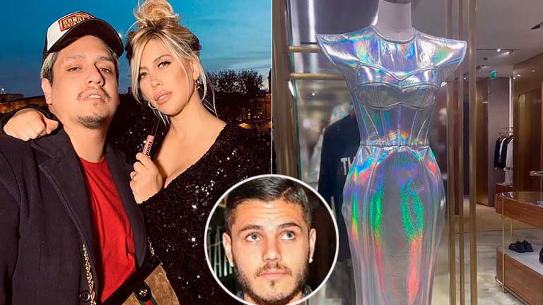 Wanda Nara se fue de compras por Paris y gastó una pequeña fortuna en medio de su conflicto con Icardi