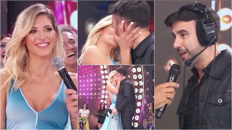 El apasionado beso de Fede Hoppe y Maca Rinaldi en la pista del Súper Bailando