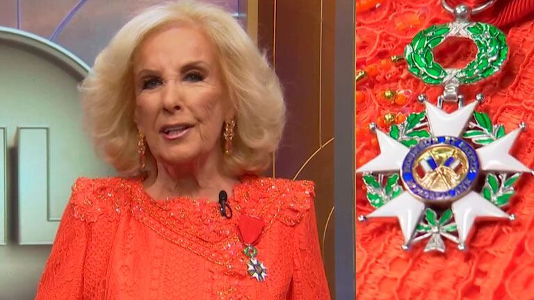 Mirtha Legrand bromeó tras ser condecorada por la embajada de Francia en Argentina