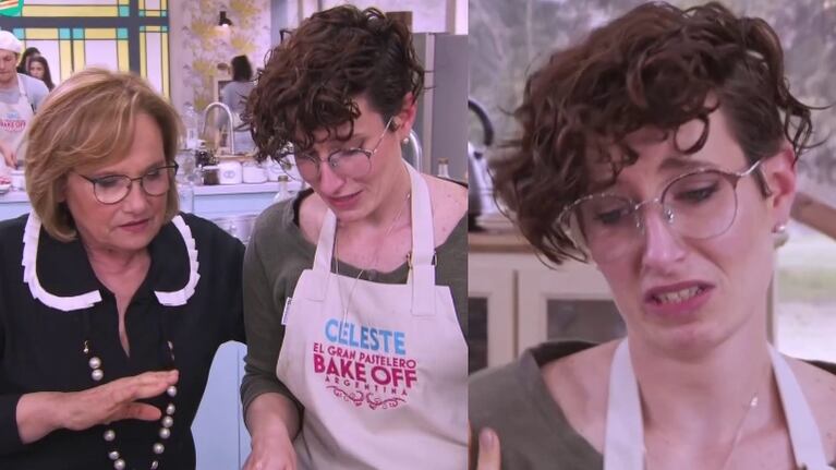 Una participante de Bake Off Argentina rompió en llanto en pleno desafío: "El jurado me va a decir que el bizcocho no es rico"