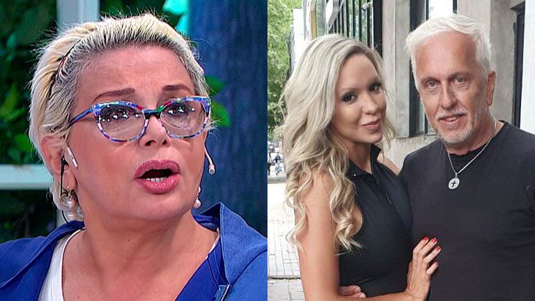 Carmen Barbieri se asombró de las fotos "muy jugadas" de Andrés Nara y su esposa