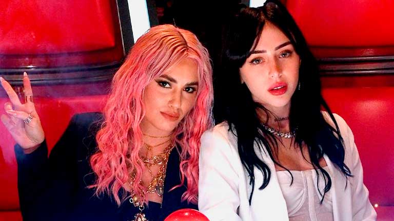 Lali Espósito cantó junto a Nicki Nicole en La Voz Argentina 