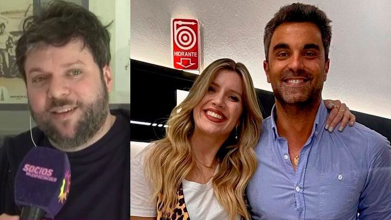 Guido Kaczka bendijo el noviazgo de Laurita Fernández con Claudio Peluca Brusca