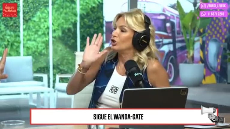 Wanda Nara y el senegalés Keita Baldé muy fogosos