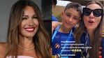 Dulce gesto de Pampita con un niño que fue a Brasil con el sueño de ver a Boca en la final de la Libertadores