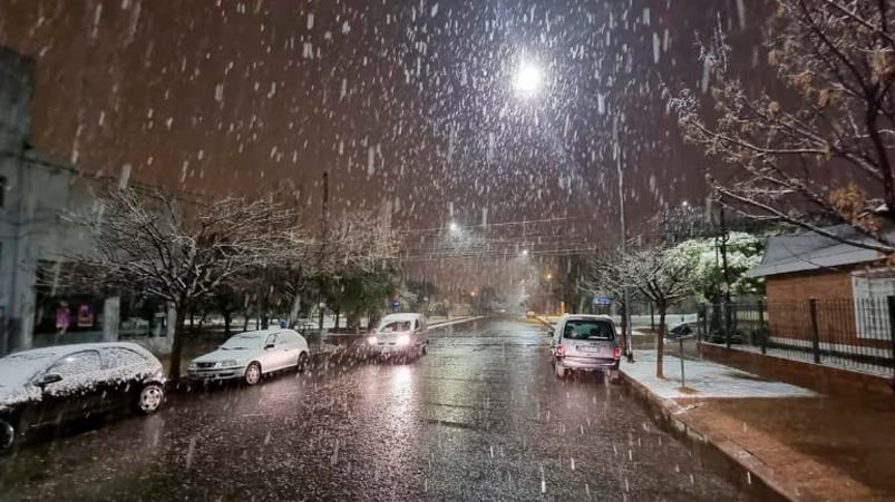 Nieve en baires