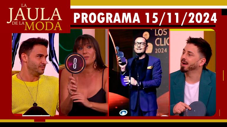 LA JAULA DE LA MODA - Programa 15/11/24 - ANALIZAMOS LOS LOOKS DE “LOS MÁS CLICKEADOS 2024″