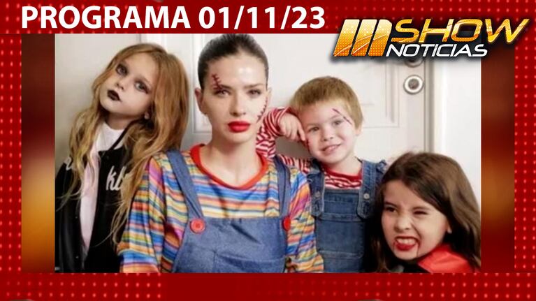 MSHOW - Programa del 01/11/23 - LOS FAMOSOS CELEBRARON HALLOWEEN