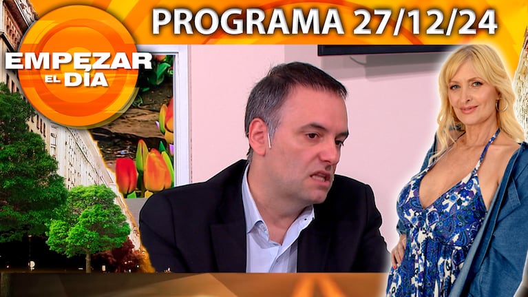 Empezar el día - Programa del 27/12/24 - ENTREVISTA EXCLUSIVA CON MANUEL ADORNI