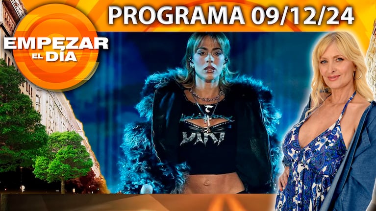 Empezar el día - Programa del 09/12/24 - TINI ANUNCIÓ QUE VUELVE A LOS ESCENARIOS