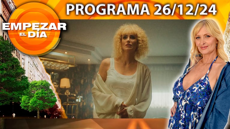 Empezar el día - Programa del 26/12/24 - LA TRANSFORMACIÓN DE MÓNICA ANTONÓPULOS EN LA SERIE DE CÓPPOLA