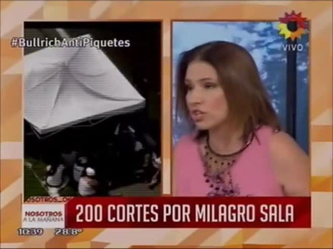 Video de la cachetada de Fernanda Iglesias a Andrea Taboada en Nosotros al mediodía