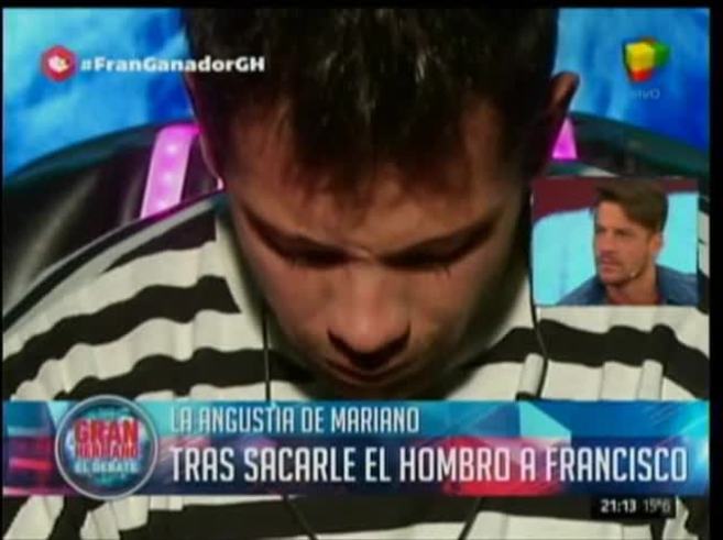 El llanto de María Freytes en El debate de Gran Hermano