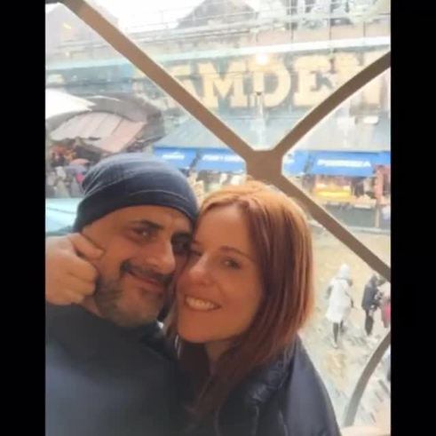 Jorge Rial y Agustina Kämpfer, apasionados en Londres