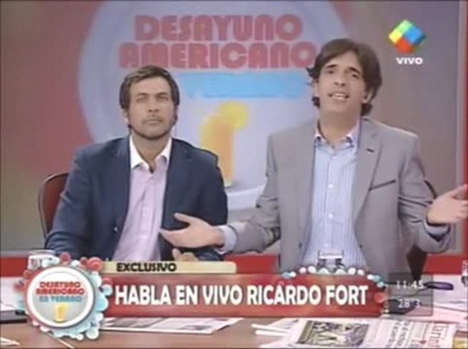 Ricardo Fort habló desde la clínica: "Estuve a punto de morirme"