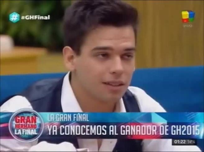 Francisco es el gran ganador de Gran Hermano 2015