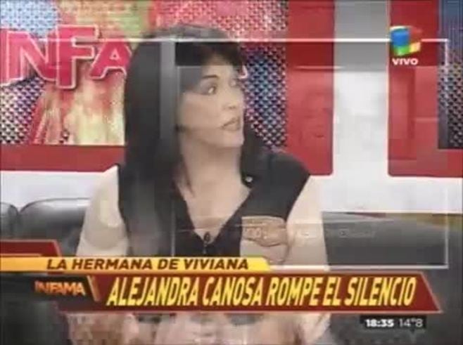 Alejandra Canosa habló de la tensa relación con su hermana