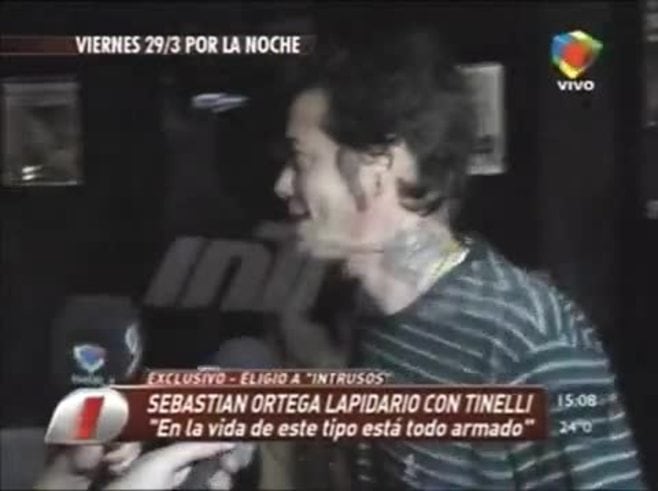 Sebastián Ortega sobre Tinelli: "Creo que todo es a propósito". 