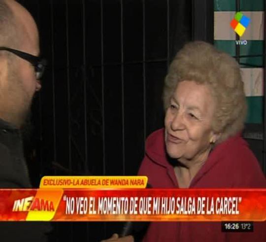 La abuela de Wanda acusó a su nieta, y la botinera le respondió