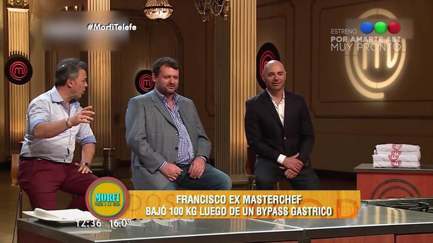 El radical cambio de Francisco de MasterChef: bajó 100 kilos y contó su cambio de vida en Morfi