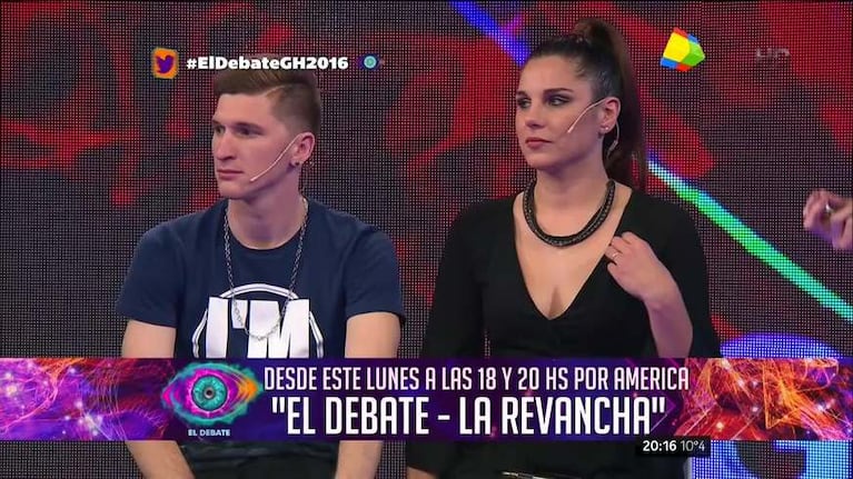 El beso entre Belén y Agustín que enojó a Matías P. 