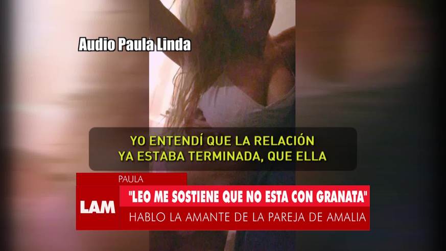 La amante del novio de Granata y un terrible audio: "Leo tiene dudas del embarazo…"