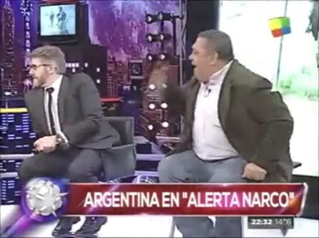 Luis D Elía sufrió un ataque de nervios en Intratables y se fue del canal