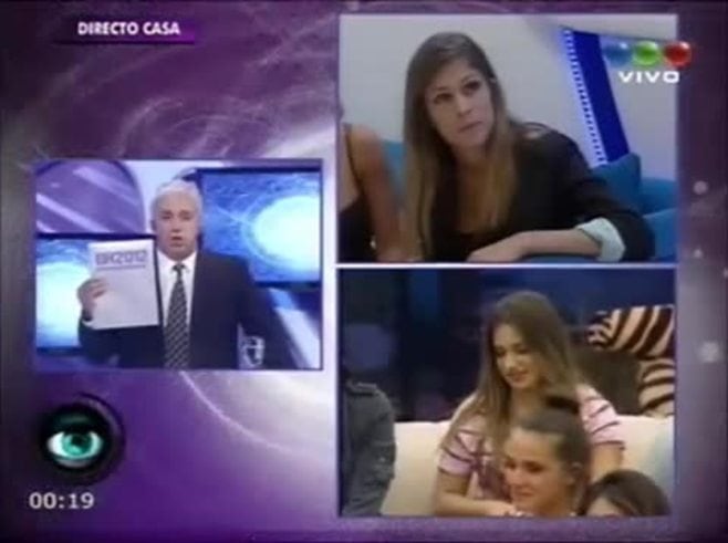 Florencia quedó eliminada de Gran Hermano 2012: la despedida de Juan Cruz