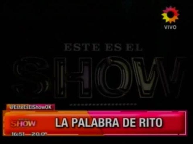 María Eugenia Ritó en Este es el show: "Decidí por voluntad propia retirarme del tratamiento, no me dieron a elegir entre eso o el Bailando"