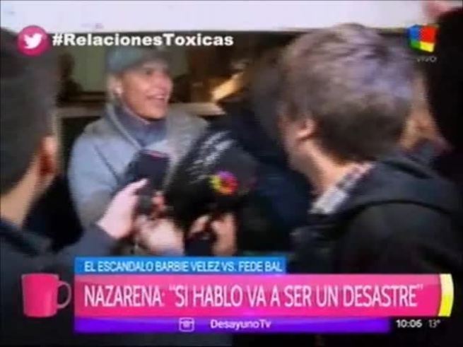 Nazarena, silencios y advertencia tras la polémica separación de Barbie y Federico: "Si hablo, va a ser un desastre"